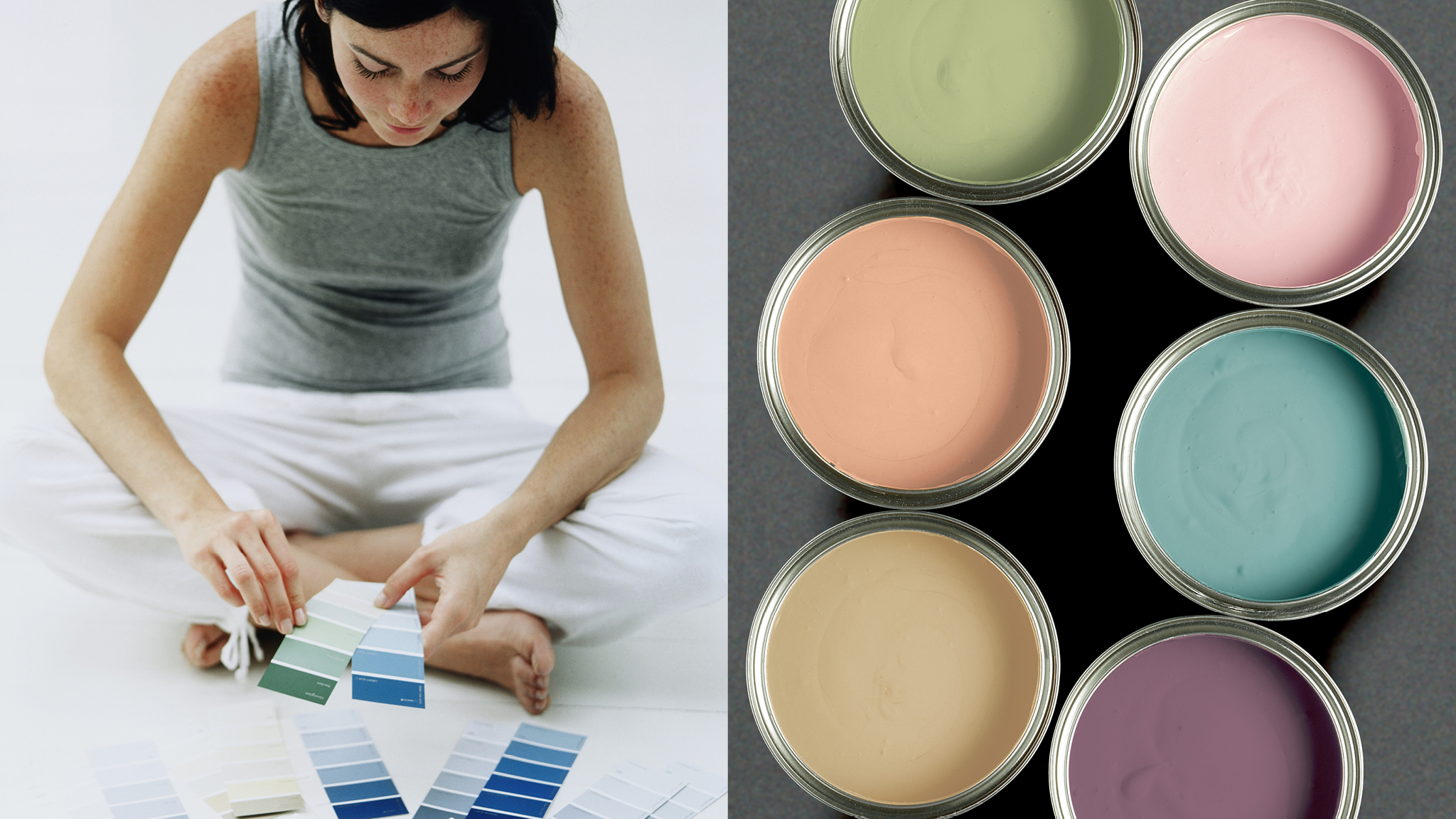 Elige una combinacion de colores Si todavía no has descargado la aplicación Visualizer de Bruguer, hazlo ya y elige tu color y productos de la paleta de pinturas Bruguer.